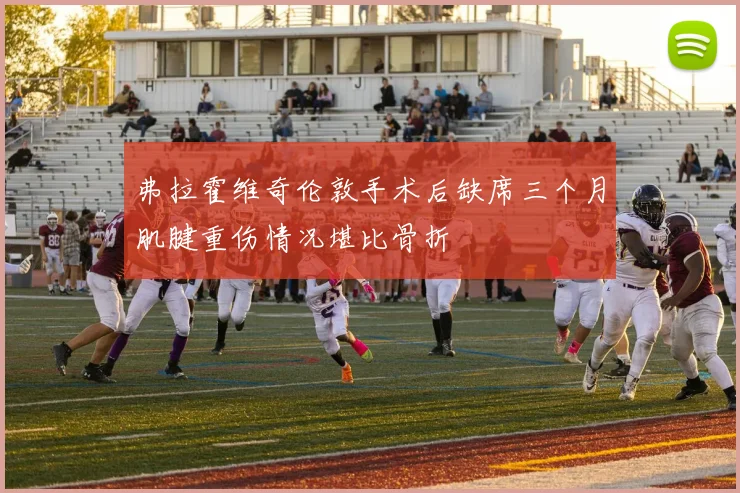 弗拉霍维奇伦敦手术后缺席三个月肌腱重伤情况堪比骨折